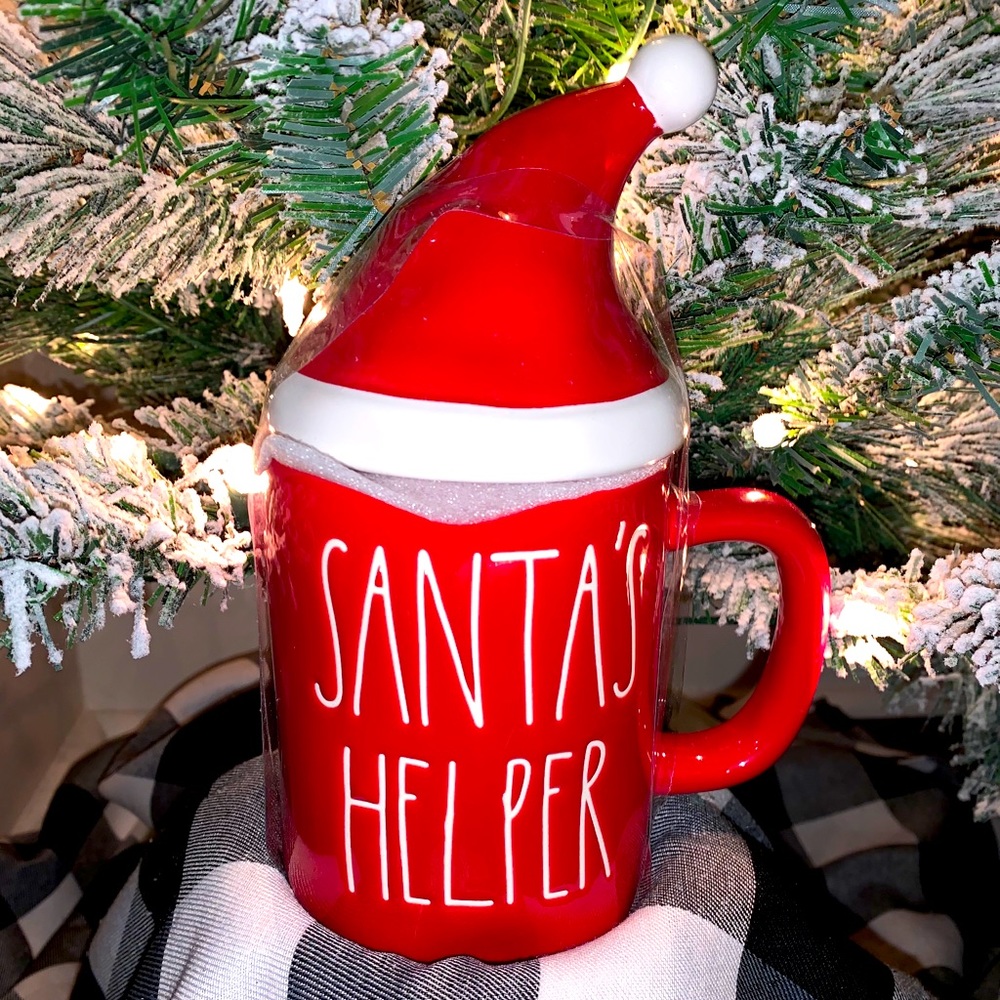 SOLD**Rae Dunn brand new Santa’s Helper mug**SOLD